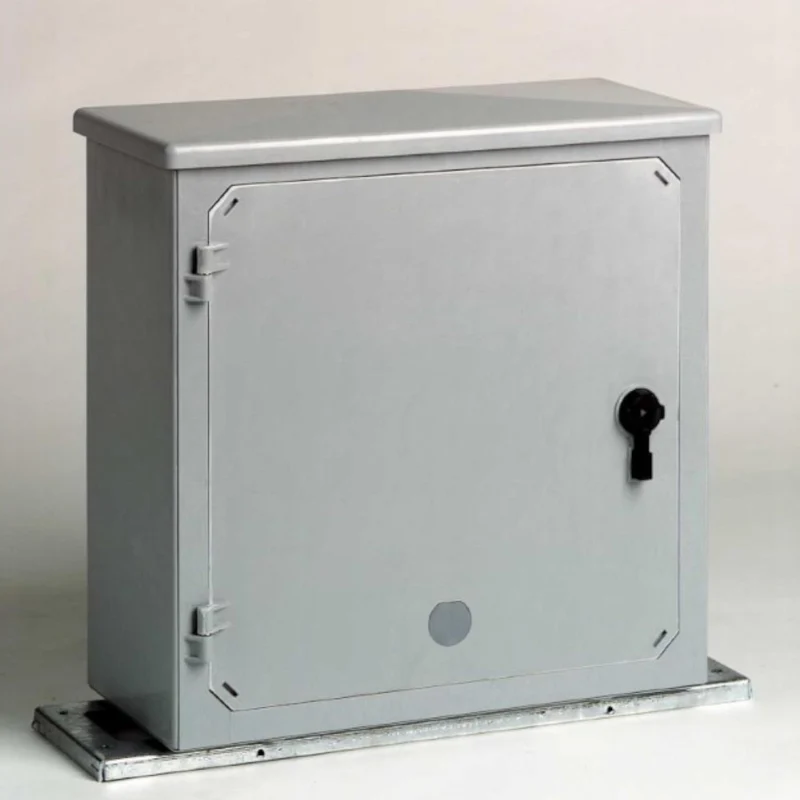 Armadio in resina con serratura chiusura IP44 per contatori fino a 20KW dimensioni 57x23,5x60 cm montaggio a parete o terra