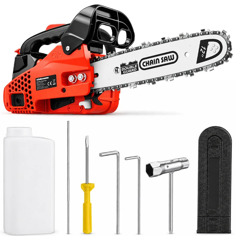 Motosega a Benzina 2 Tempi con Accessori 25.4 CC Lama da 30.5 cm Taglia Legna