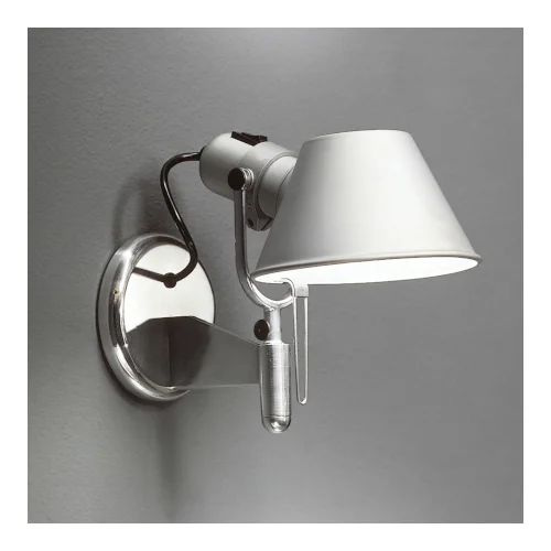 Faretto da Parete Orientabile Artemide Tolomeo E27 10,5W Alluminio – A025450
