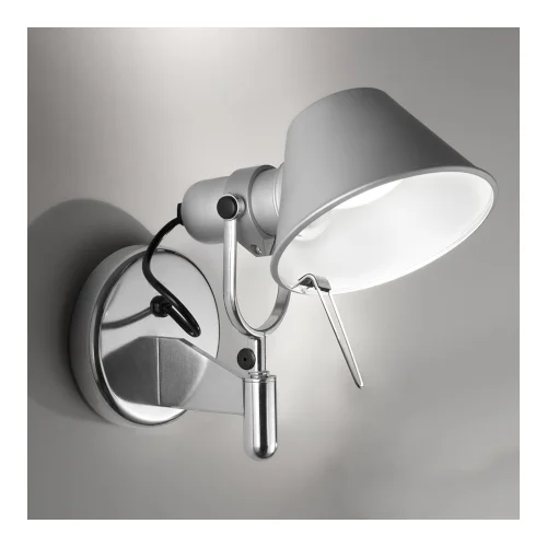 Faretto da Parete Orientabile Artemide Tolomeo E27 10,5W Alluminio – A025450