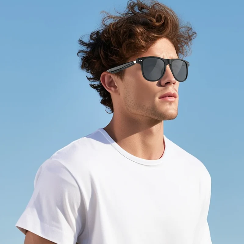 (sg-23 nero)Occhiali Smart Bluetooth Ascolta Musica e Rispondi alle Chiamate con un Design Unico Touch Control