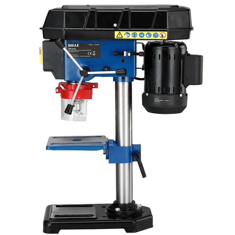 Trapano Elettrico a Colonna da banco 350W 5 Velocita 1450rpm Mandrino 13mm