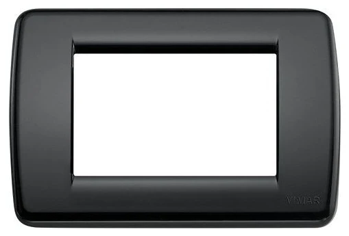 Placca 3 Moduli Vimar Idea Rondò in Tecnopolimero