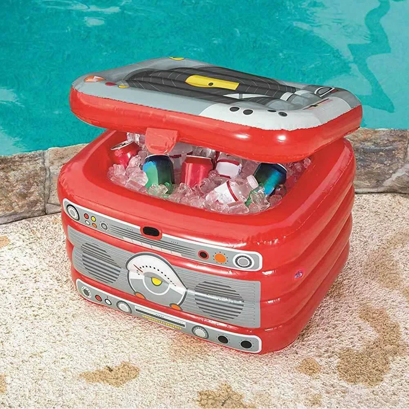 Borsa Frigo Gonfiabile In PVC Turnatable 61x53cm Bestway Mare Piscina Party