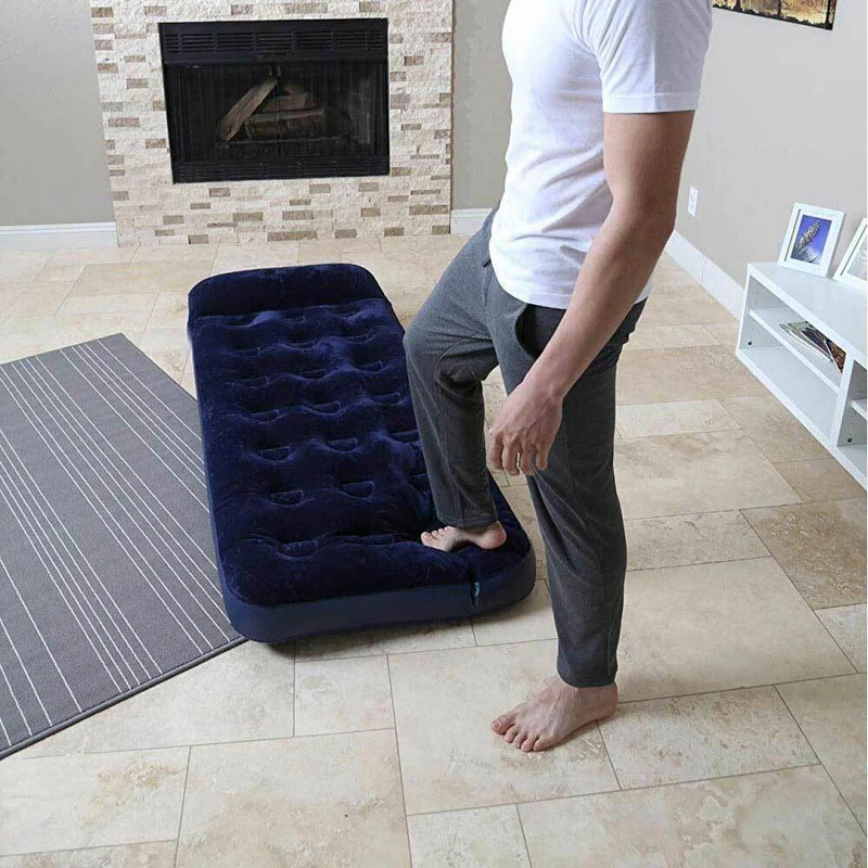 Materassino materasso Gonfiabile Singolo Bestway Pompa Pedale Integrata 188x99cm