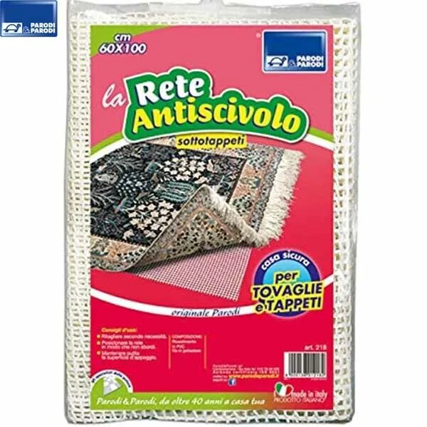 Sottotappeto Rete Antiscivolo per Tappeti e Tovaglie 60 x 100 cm Parodi & Parodi
