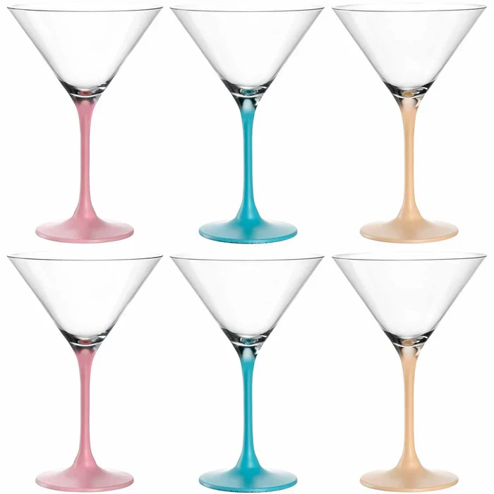 Bicchiere Cocktail Vetro Colorato Brera 1 Pz