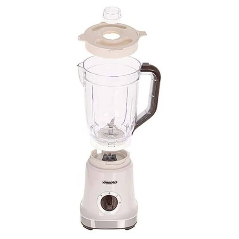 Frullatore Elettrico Lame Acciaio Caraffa 1,8L 1000W 2 Velocita + Pulse Beige