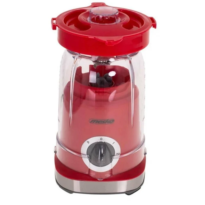 Frullatore Elettrico Lame Acciaio Caraffa 1,8L 1000W 2 Velocita + Pulse Rosso