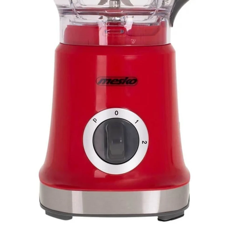 Frullatore Elettrico Lame Acciaio Caraffa 1,8L 1000W 2 Velocita + Pulse Rosso