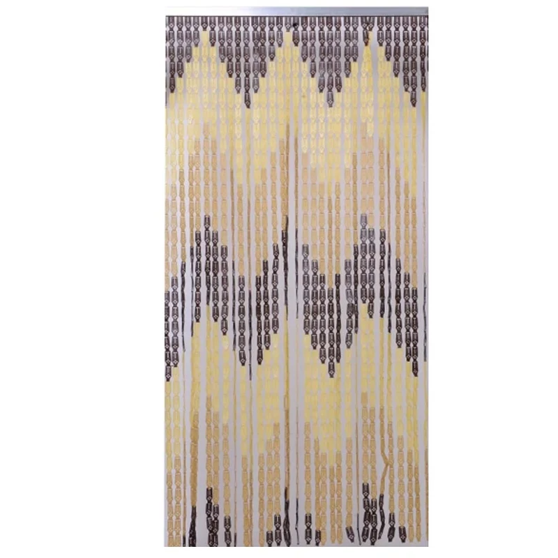 Tenda Moschiera Porta Finestra 120x230cm 44 corde Decorazione Decorazione ZigZag