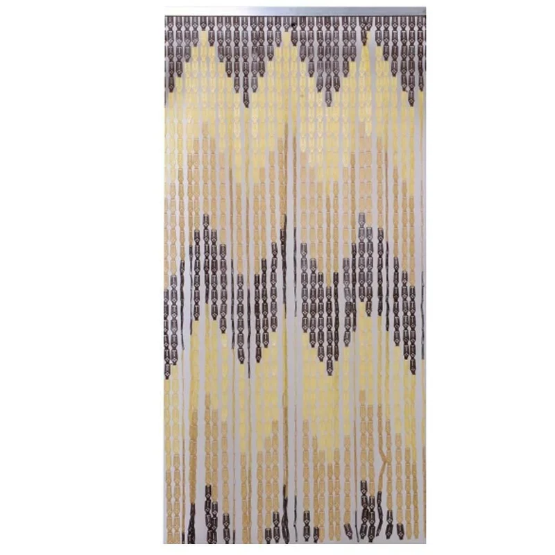 Tenda Moschiera Porta Finestra 120x230cm 44 corde Decorazione Decorazione ZigZag