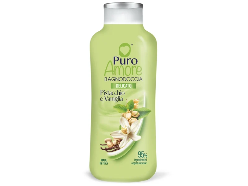 Puro Amore bagno doccia 650ml pistacchio e vaniglia $