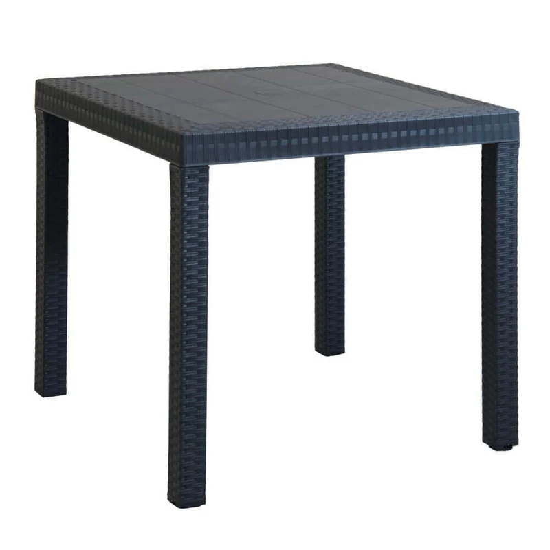 Tavolo da Giardino Quadrato in wicker cm 80x80 - WADE