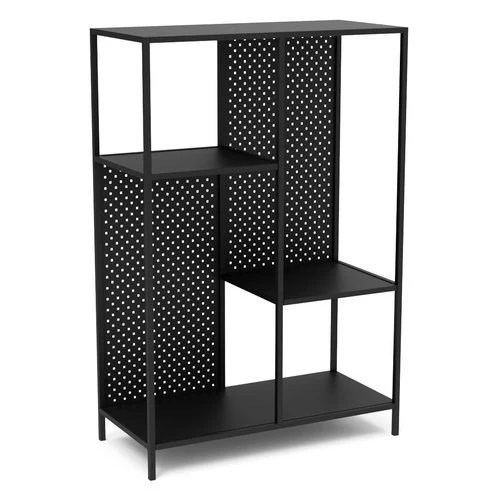 Scaffale arredo amicasa 32516 sumatra nero