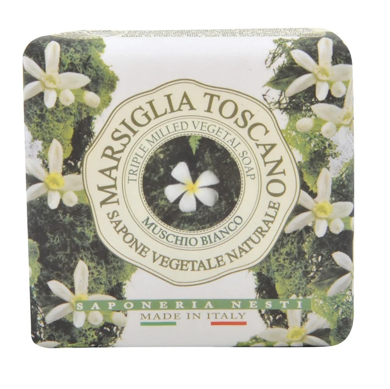 SAPONE MARSIGLIA TOSCANO 200GR MUSCHIO BIANCO
