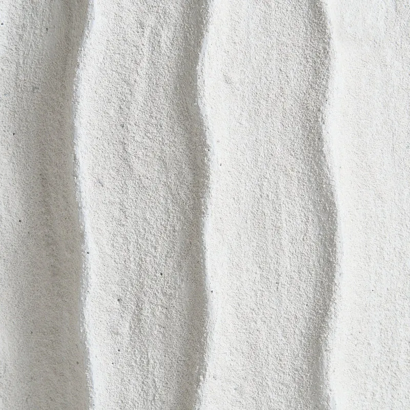 Portavaso Bianco in Cemento e Fibra di Vetro 35 x 49 cm per Interni ed Esterni