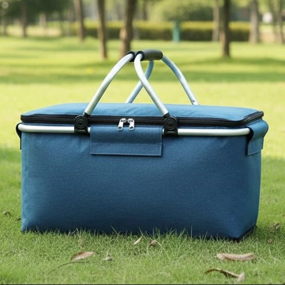 Opvouwbare Picknickmand – 18L Inhoud & Compact Opbergdesign