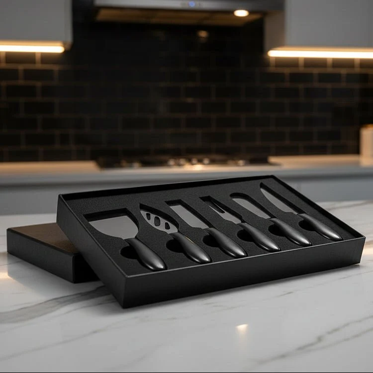 Kaasmessenset – RVS Design & Nauwkeurige Snijwerking