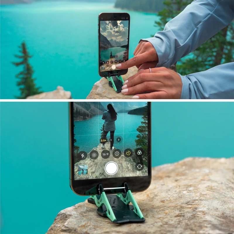 Mini Telefoon Statief – Compact & Universeel met Verstelbare Hoeken