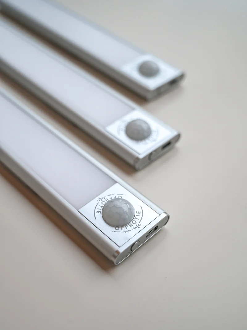 Der magnetische LED-Streifen - Offrotie-Lampe für Schränke, Küche, Bad - 3 Größen | Bewegungssensor | 3 Farbtemperaturen