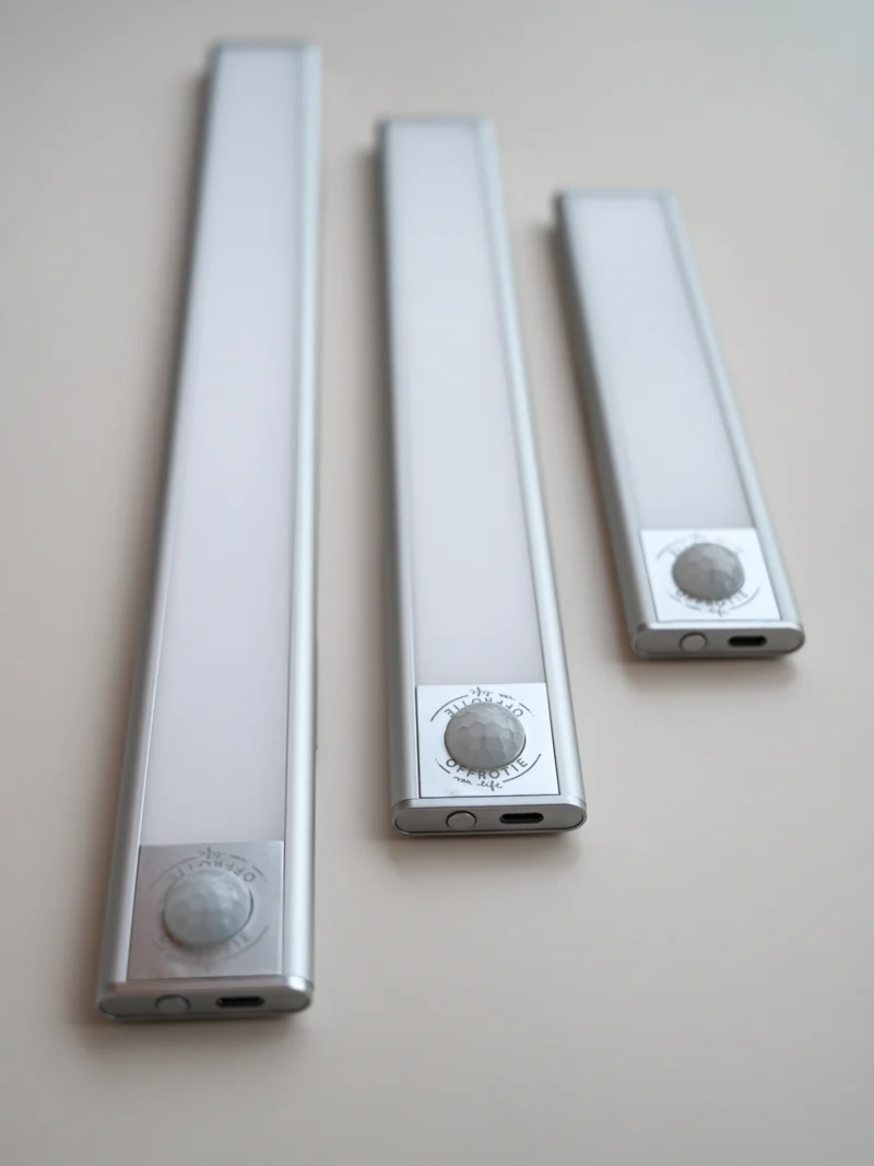 Der magnetische LED-Streifen - Offrotie-Lampe für Schränke, Küche, Bad - 3 Größen | Bewegungssensor | 3 Farbtemperaturen