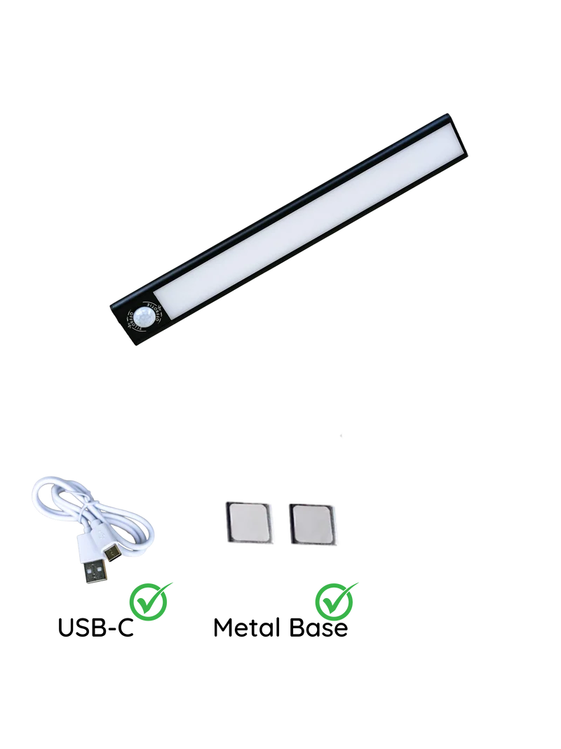 Der magnetische LED-Streifen - Offrotie-Lampe für Schränke, Küche, Bad - 3 Größen | Bewegungssensor | 3 Farbtemperaturen