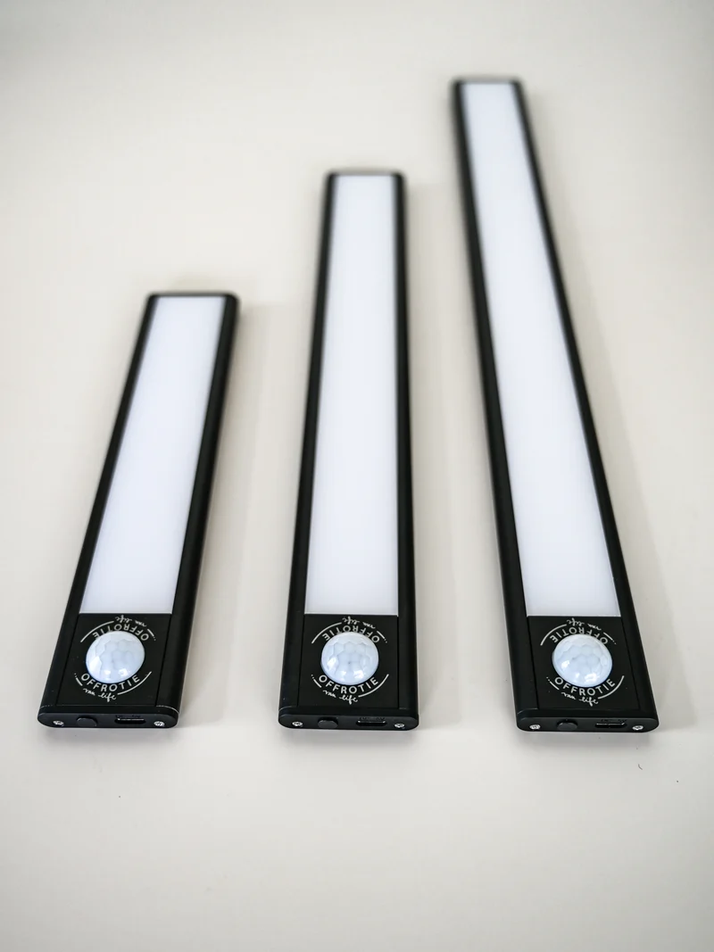 Der magnetische LED-Streifen - Offrotie-Lampe für Schränke, Küche, Bad - 3 Größen | Bewegungssensor | 3 Farbtemperaturen