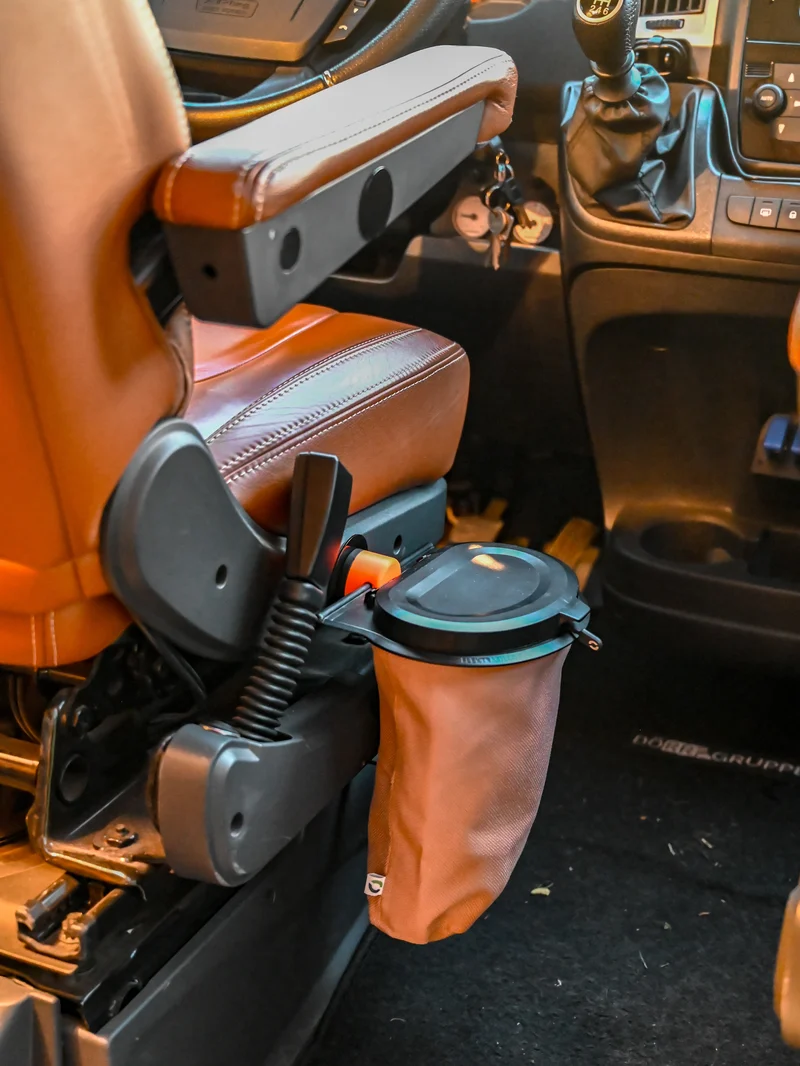 Der Flextrash Abfalleimer - Klein 3 Liter - Tragbar für Vanlife