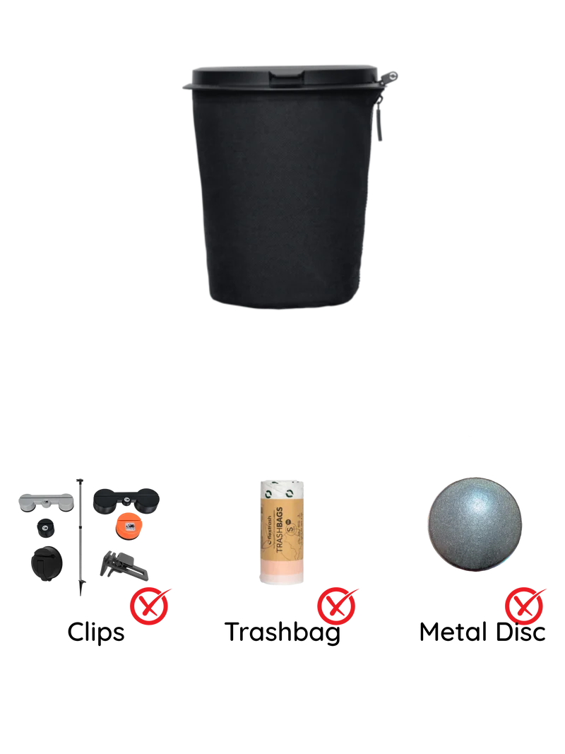 Der Flextrash Abfalleimer - Klein 3 Liter - Tragbar für Vanlife