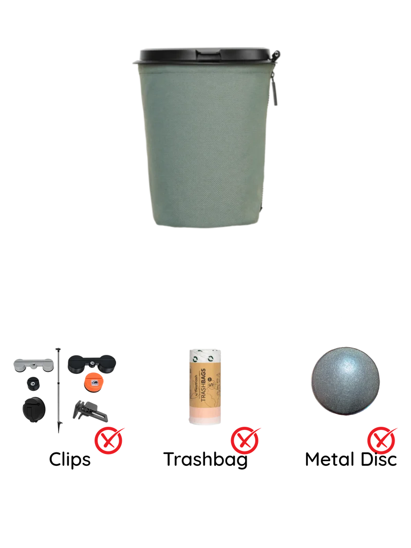 Der Flextrash Abfalleimer - Klein 3 Liter - Tragbar für Vanlife