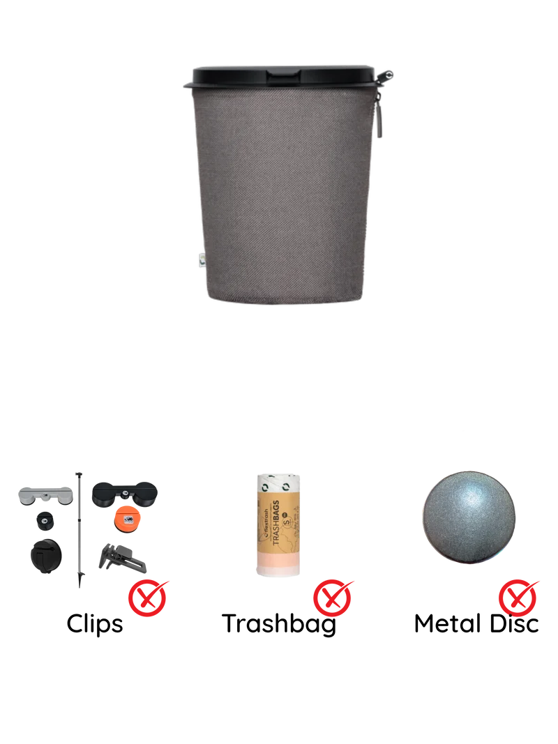 Der Flextrash Abfalleimer - Klein 3 Liter - Tragbar für Vanlife