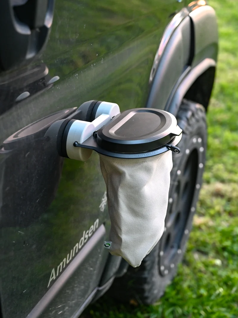 Der Flextrash Abfalleimer - Klein 3 Liter - Tragbar für Vanlife