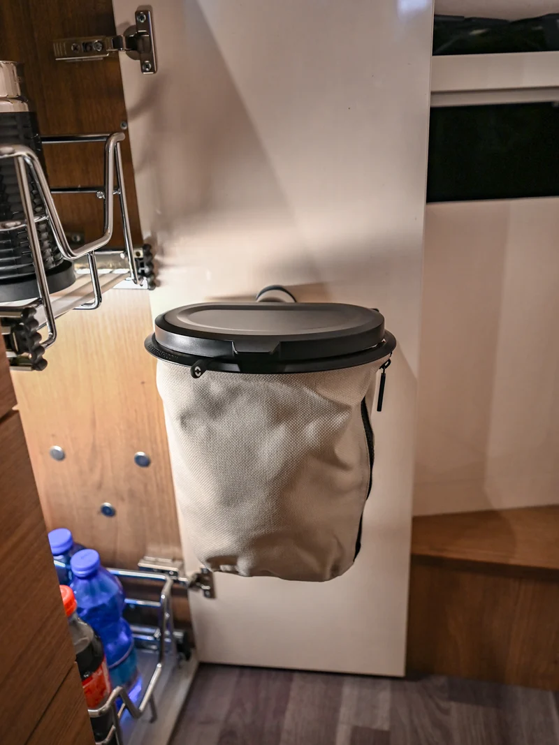 Der Flextrash Abfalleimer - Klein 3 Liter - Tragbar für Vanlife