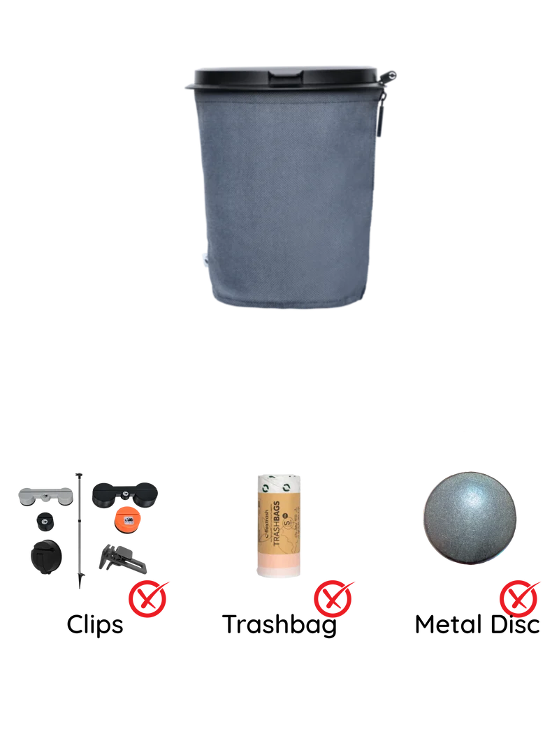 Der Flextrash Abfalleimer - Klein 3 Liter - Tragbar für Vanlife