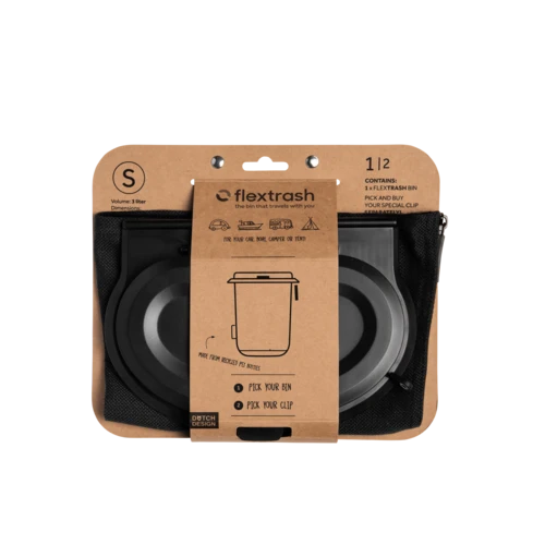 Der Flextrash Abfalleimer - Klein 3 Liter - Tragbar für Vanlife