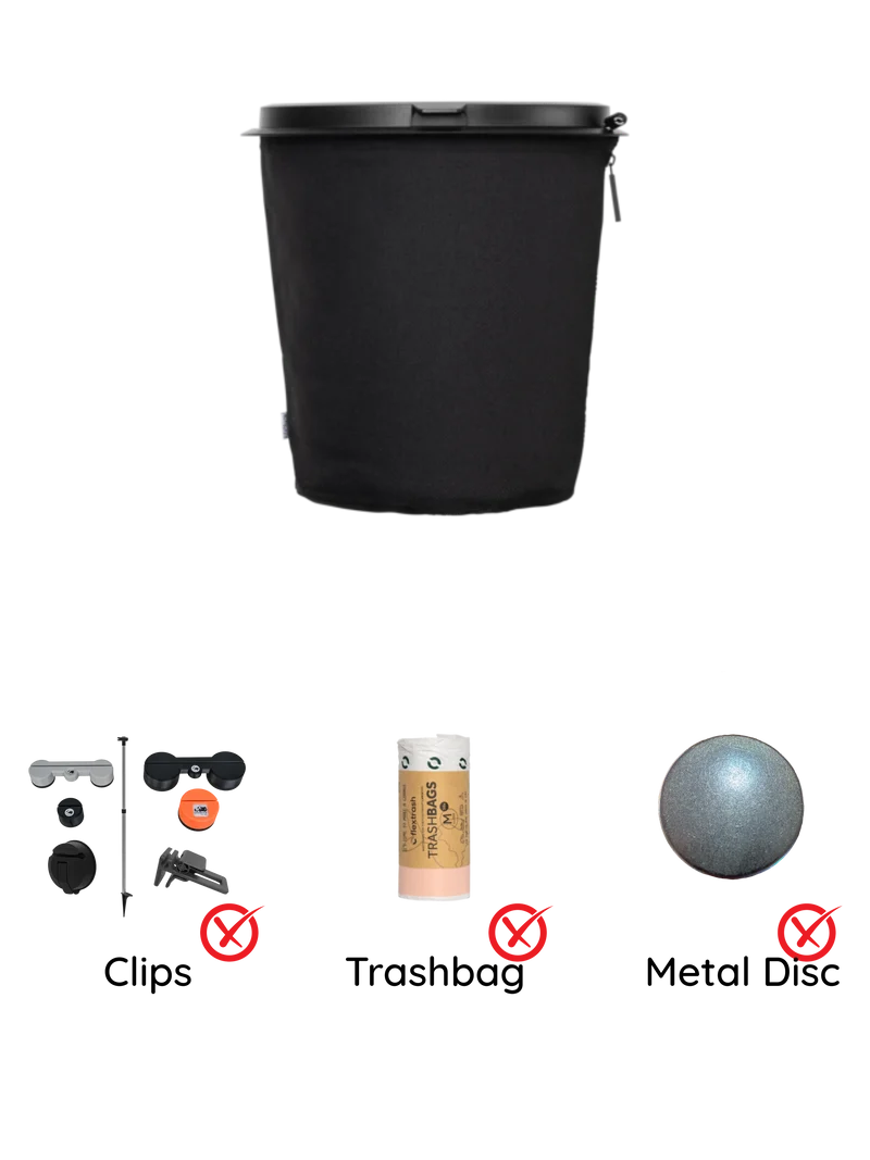 Der Flextrash Abfalleimer - Mittel 5 Liter - Tragbar für Vanlife