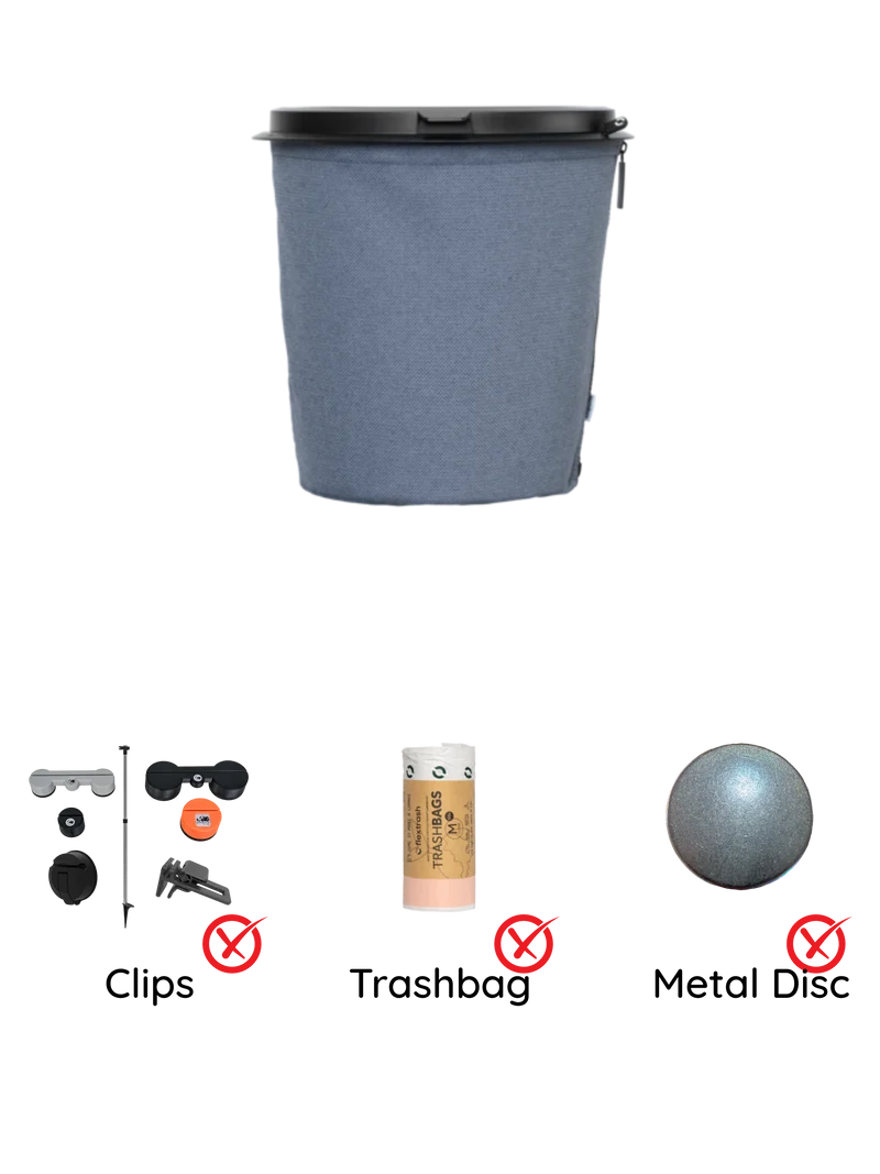 Der Flextrash Abfalleimer - Mittel 5 Liter - Tragbar für Vanlife