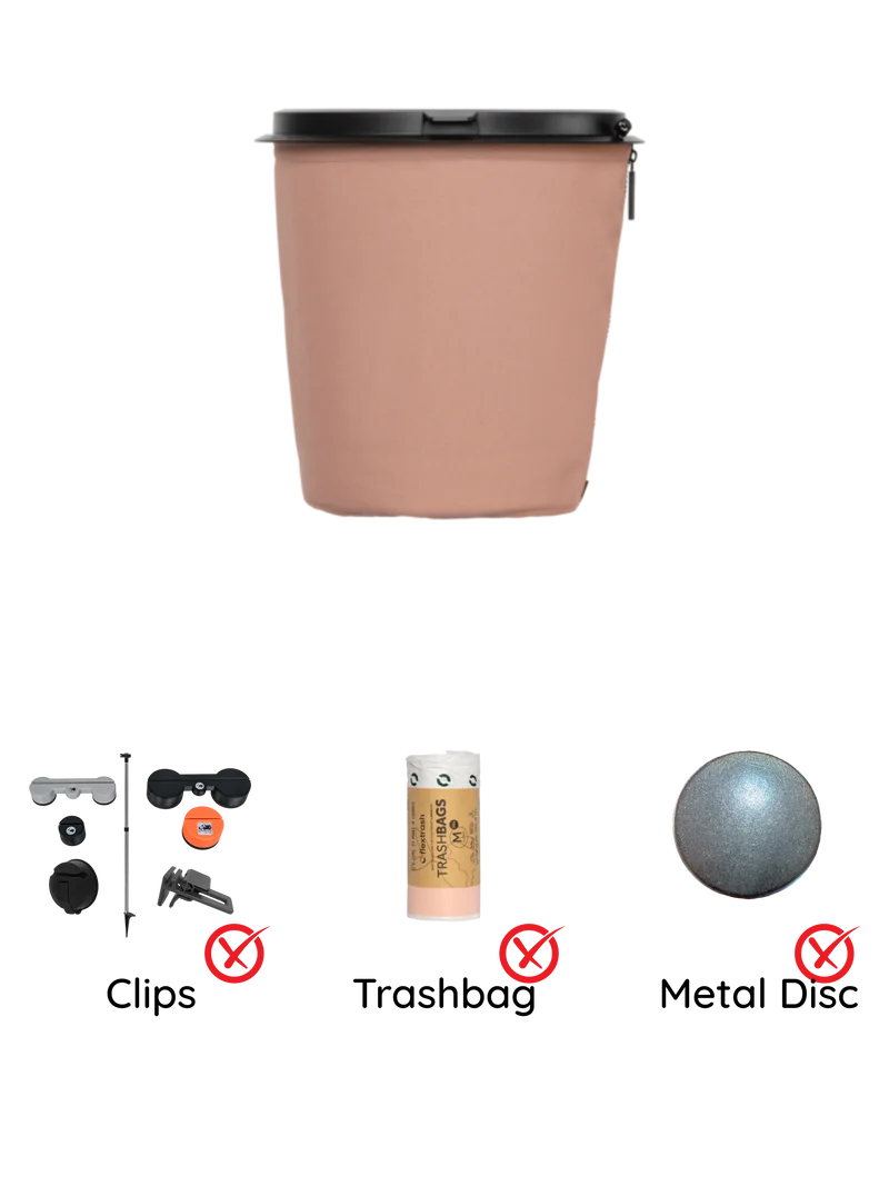 Der Flextrash Abfalleimer - Mittel 5 Liter - Tragbar für Vanlife