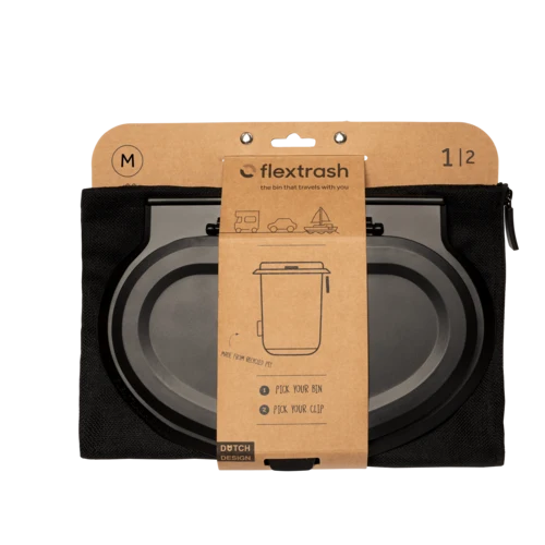 Der Flextrash Abfalleimer - Mittel 5 Liter - Tragbar für Vanlife