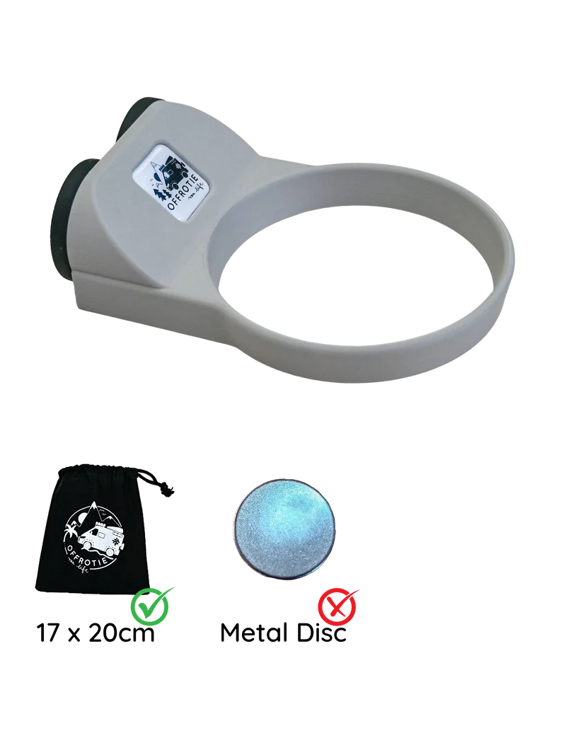 Der Ring – Magnetischer Pflanzenhalter ø100 mm – Offrotie 3D-gedruckt – Tragbar für Vanlife
