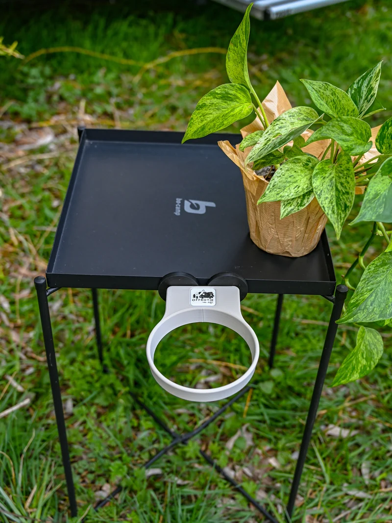 Der Ring – Magnetischer Pflanzenhalter ø100 mm – Offrotie 3D-gedruckt – Tragbar für Vanlife