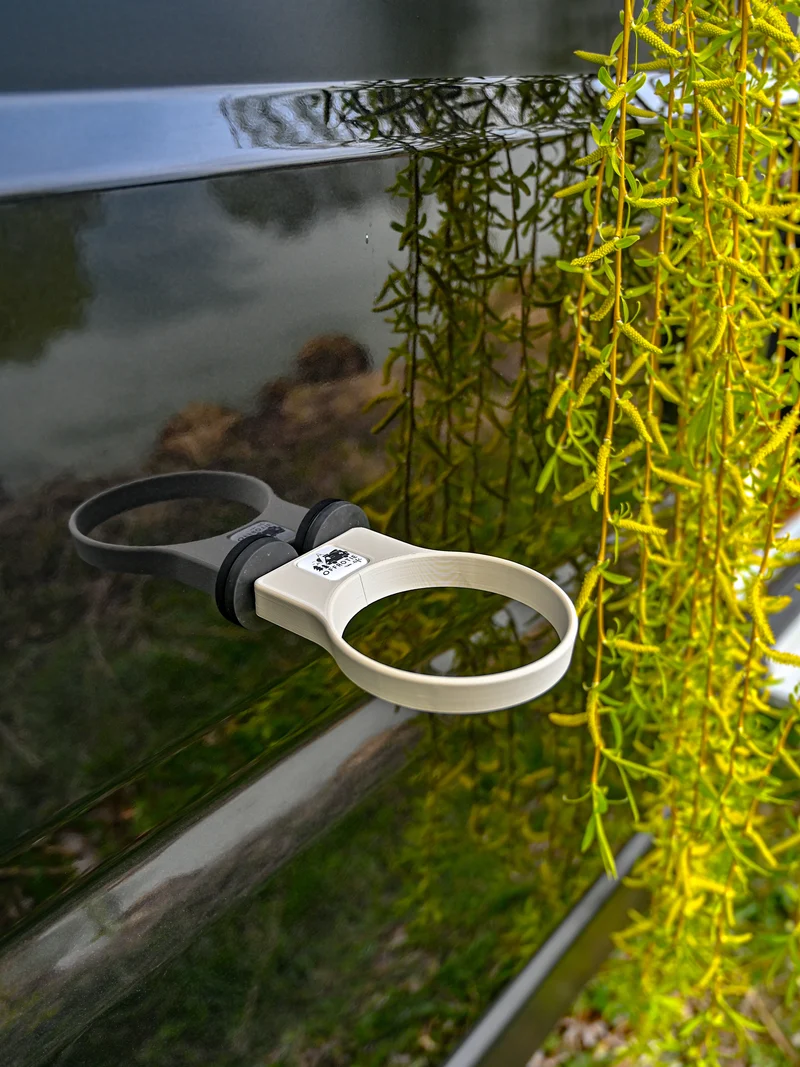 Der Ring – Magnetischer Pflanzenhalter ø100 mm – Offrotie 3D-gedruckt – Tragbar für Vanlife