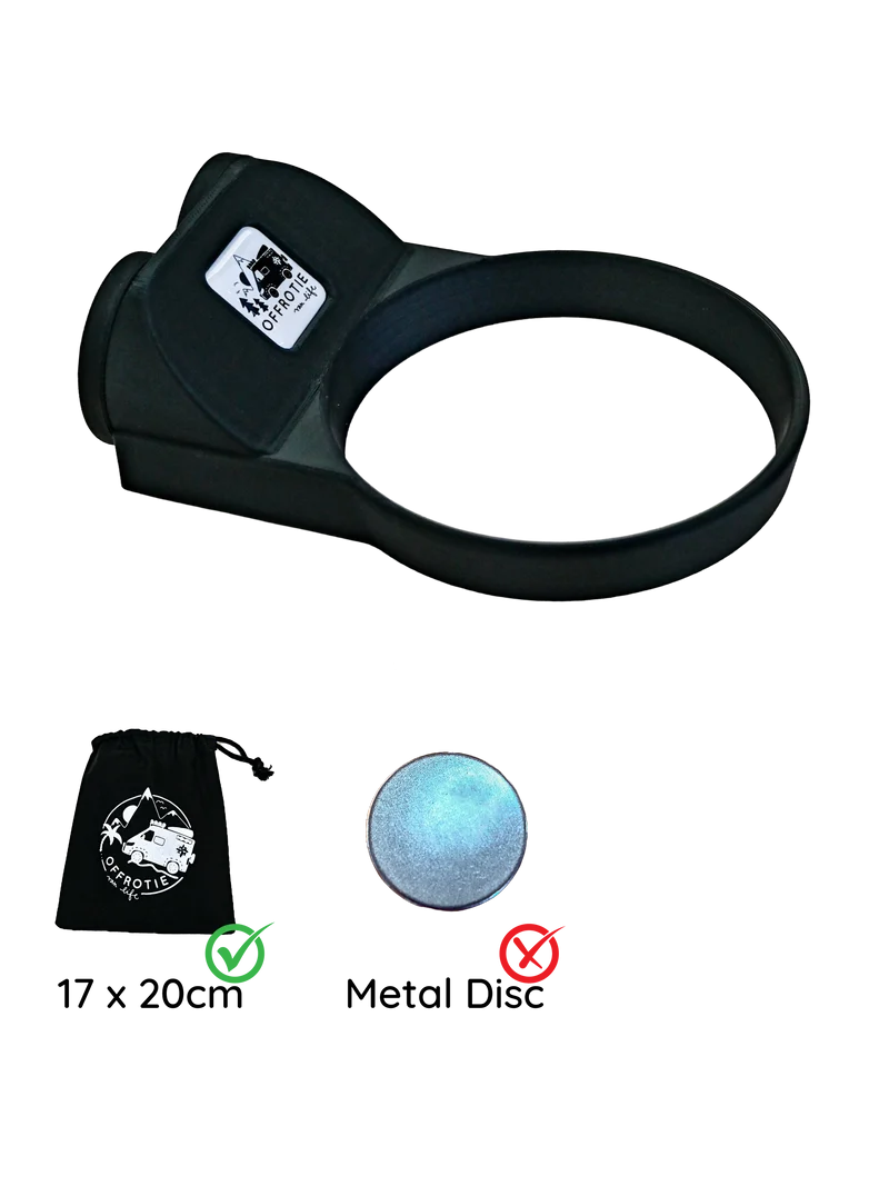 Der Ring – Magnetischer Pflanzenhalter ø100 mm – Offrotie 3D-gedruckt – Tragbar für Vanlife
