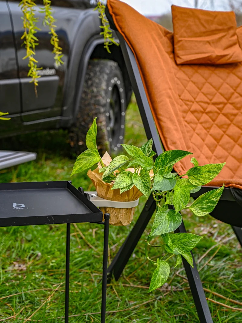 Der Ring – Magnetischer Pflanzenhalter ø100 mm – Offrotie 3D-gedruckt – Tragbar für Vanlife