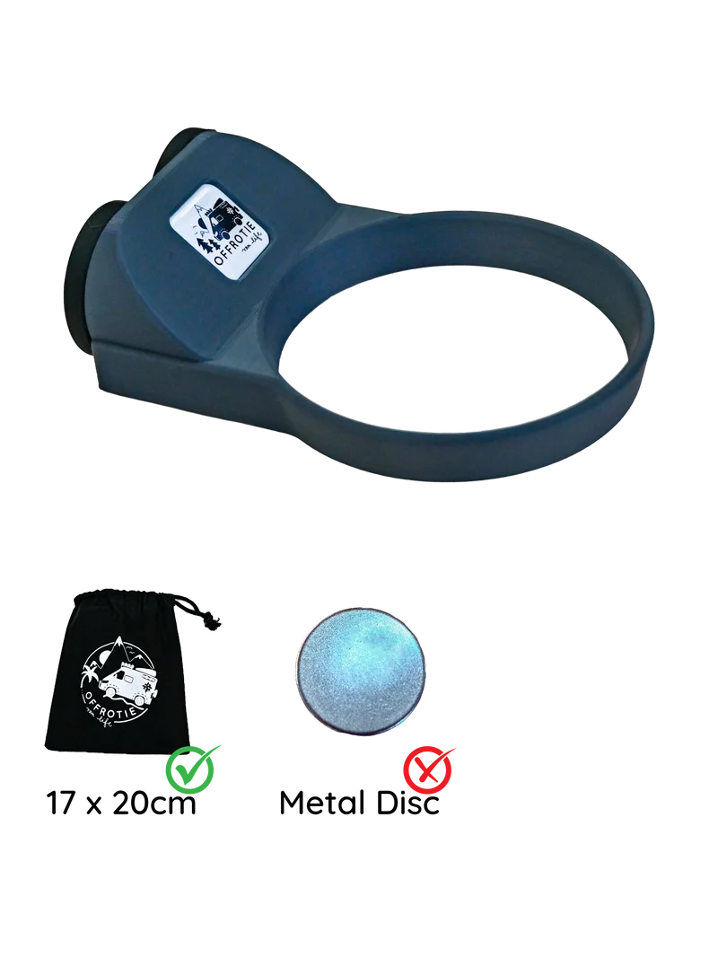 Der Ring – Magnetischer Pflanzenhalter ø100 mm – Offrotie 3D-gedruckt – Tragbar für Vanlife
