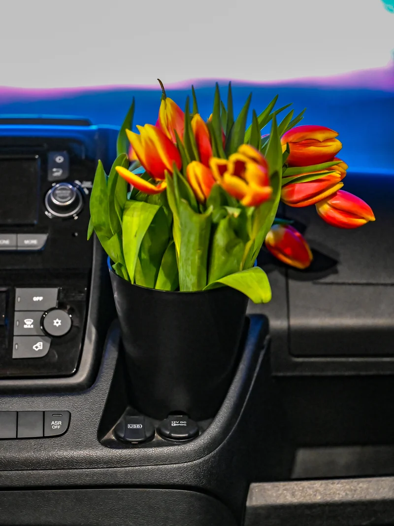 Der Blumentopfhalter und Blumentopf-Set magnetisch – Offrotie 3D-gedruckt – tragbar für Vanlife