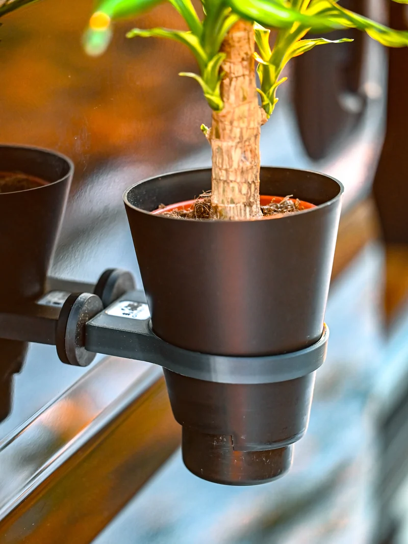Der Blumentopfhalter und Blumentopf-Set magnetisch – Offrotie 3D-gedruckt – tragbar für Vanlife