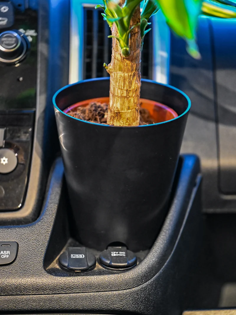 Der Blumentopfhalter und Blumentopf-Set magnetisch – Offrotie 3D-gedruckt – tragbar für Vanlife