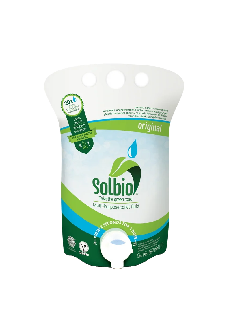 Das Bio Toilettenmittel - Solbio Original Toilettenmittel - Biologisch abbaubar für das Vanlife